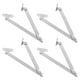thumbnail image 1 of 4 bisagras plegables de soporte para tapas de armarios y escritorios. Bisagras de soporte para armarios de alta resistencia. Bisagras de hierro para puertas de armarios., 1 of 7