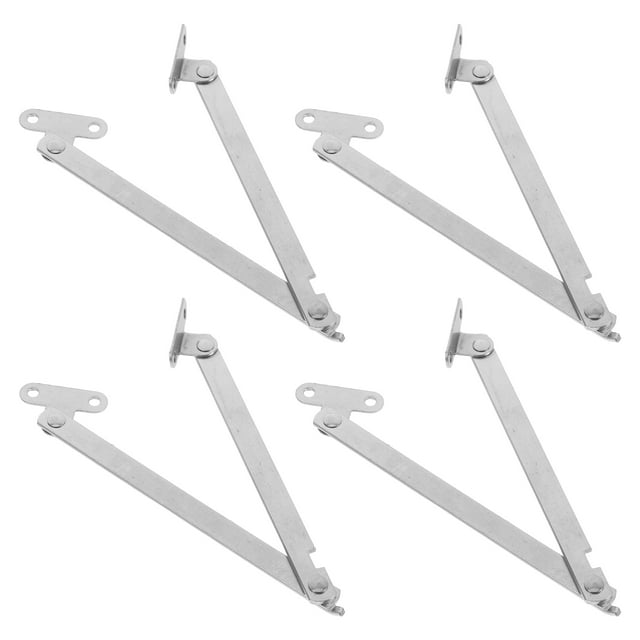 Shisuyan Charnières Fer Argent pour Armoire Meuble Garde-Robe Installation 4 Pcs 5.1X1.2X0.4In