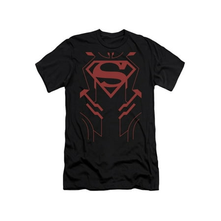 Justice League Of America DC Comics Superboy Armor Costume Adult Slim T-Shirt