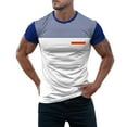 thumbnail image 1 of BOBOGOJP T-Shirts Graphiques pour Hommes Manches Courtes Actives (Rouge,3TG), 1 of 5
