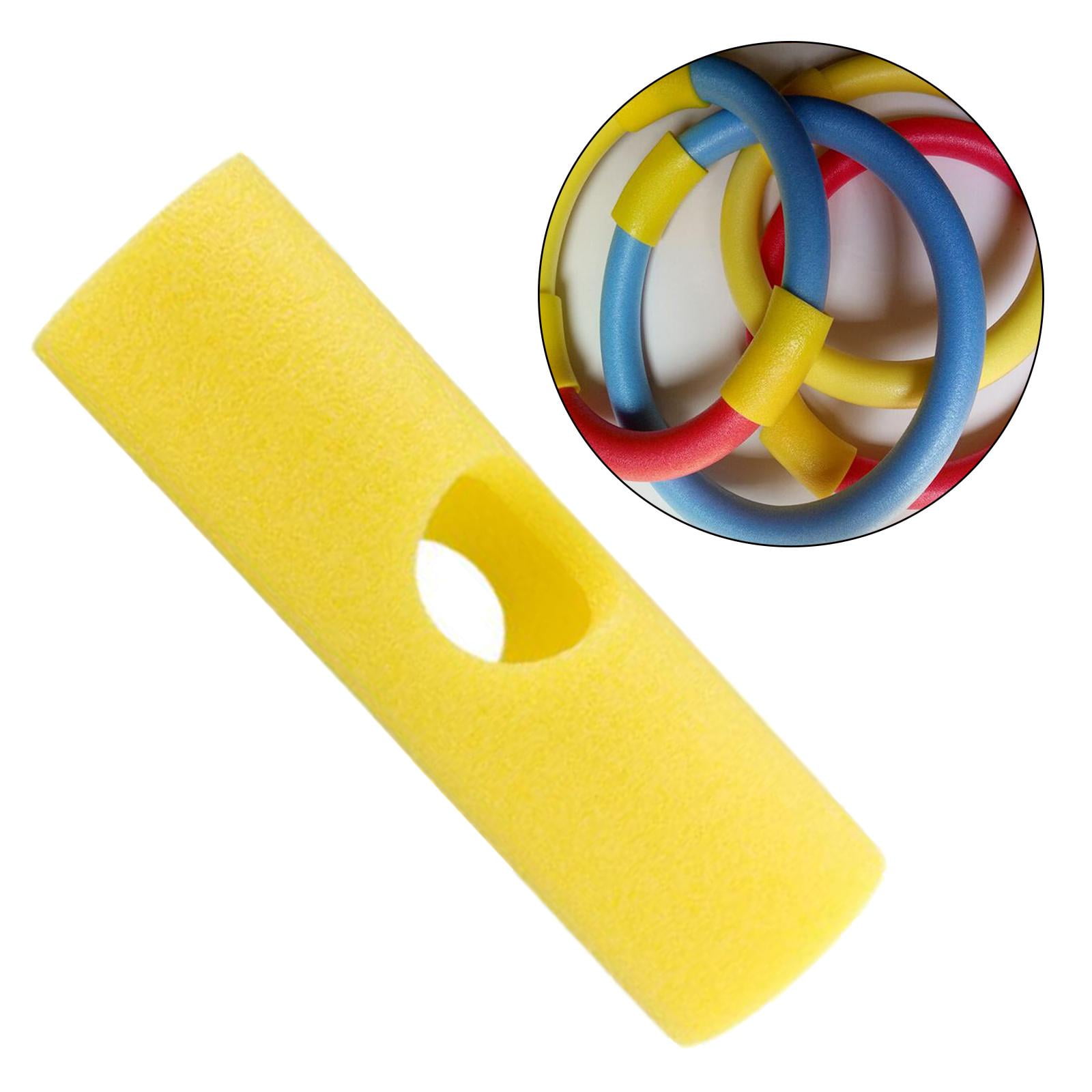 Swimming Pool Accessory Holed Woggle Noodle , Giallo, 1 fori