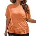 thumbnail image 2 of Women Fashion Tops 2025 Womens T Shirts Loose Fit Beach Shirt Sunshine White, 2 of 6