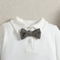 thumbnail image 4 of Coerni Toddler Dress Suit Baby Boys Gentleman's Clothes Sets Shirts Suspenders Pants Hat 4pcs Gentleman Outfits Suits, 4 of 7