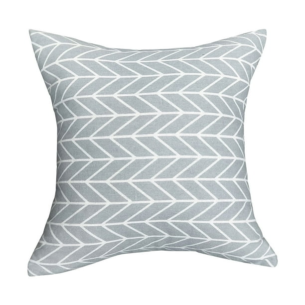 Fiudx Ofertas relámpago del día Fundas de almohada estampadas de moda para sofá, cafetería, decoración del hogar
