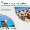 thumbnail image 3 of Almohada antigravedad para reposacabezas de exterior para silla de playa plegable de patio, 3 of 8