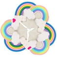 thumbnail image 3 of 6pcs ganchos de pared decorativos en forma de arcoiris ganchos de pared adhesivos para la oficina de cocina en casa, 3 of 6