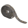 thumbnail image 2 of Rhinestones Banding, Pretty Design 1m Length Rhinestone Trim Easy Cutting Easy Fixing With Glue For DIY Gold,Transparent Gray, 2 of 8