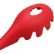 thumbnail image 3 of Pasta Fork Silicone Pasta Spoon Heat Resistant Spaghetti Strainer Spoon Pasta Server Spoon for Kitchen Cooking(Red), 3 of 5
