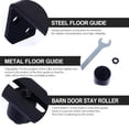 thumbnail image 2 of Mobutofu flat bottom sliding door floor guide bottom Barn Door Floor Guide 1Pcs, 2 of 7
