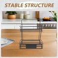thumbnail image 4 of BESTYASH Rack De Metal Negro Para Jarabes De Café Con Soporte Resistente Para Y Condimentos, 4 of 7