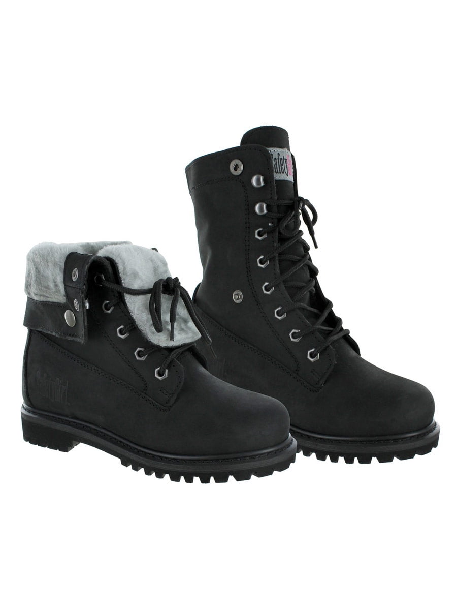 walmart work boots black