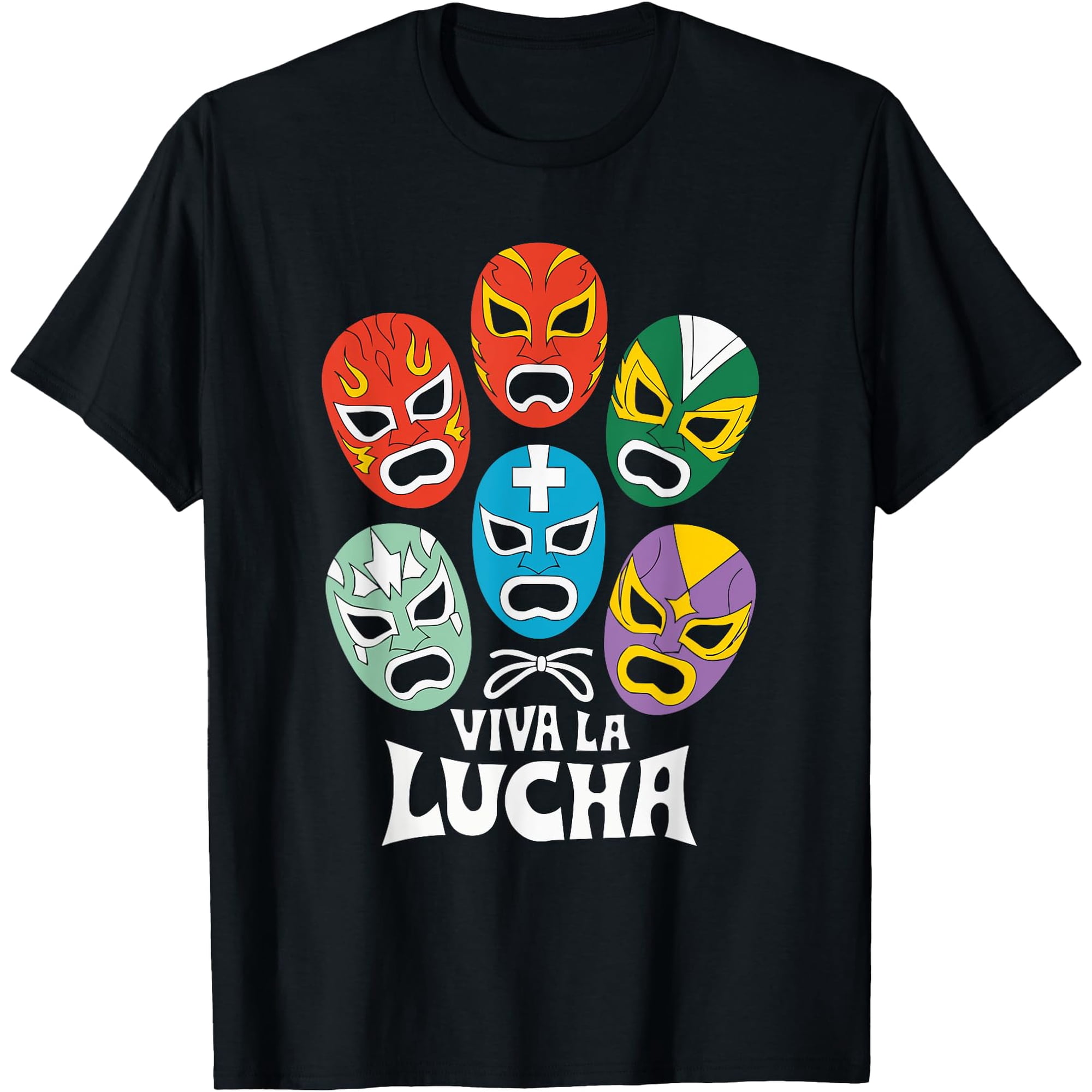 Lucha Libre Mask Luchador Wrestler Mexican Wrestling T-Shirt Unisex T-Shirt