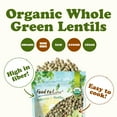 thumbnail image 4 of Organic Whole Green Lentils, 1 Pound — Non-GMO, Sproutable, Kosher, Raw, Vegan — by Food to Live, 4 of 7