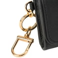 thumbnail image 6 of Tory Burch Women's Emerson Small Saffiano Leather Flap Card Case (Black), 6 of 6