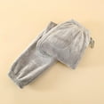 thumbnail image 2 of Hinvhai Men's Soft Pajamas Pant Fleece Fuzzy Pj Bottoms Flannel Straight Leg Winter Baggy Lounge Gray XL(XL), 2 of 7