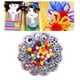 thumbnail image 5 of Autoadhesivos perfecl 900 piezas 100 pompones varios tamaños colores manualidades álbum recortes, 5 of 8