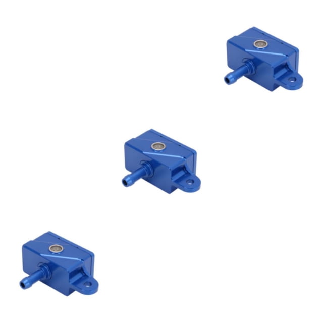 Thinsony Motorcycle Rear Brake Master Cylinder Reservoir Cover Cap Bike S Style blue 3Set