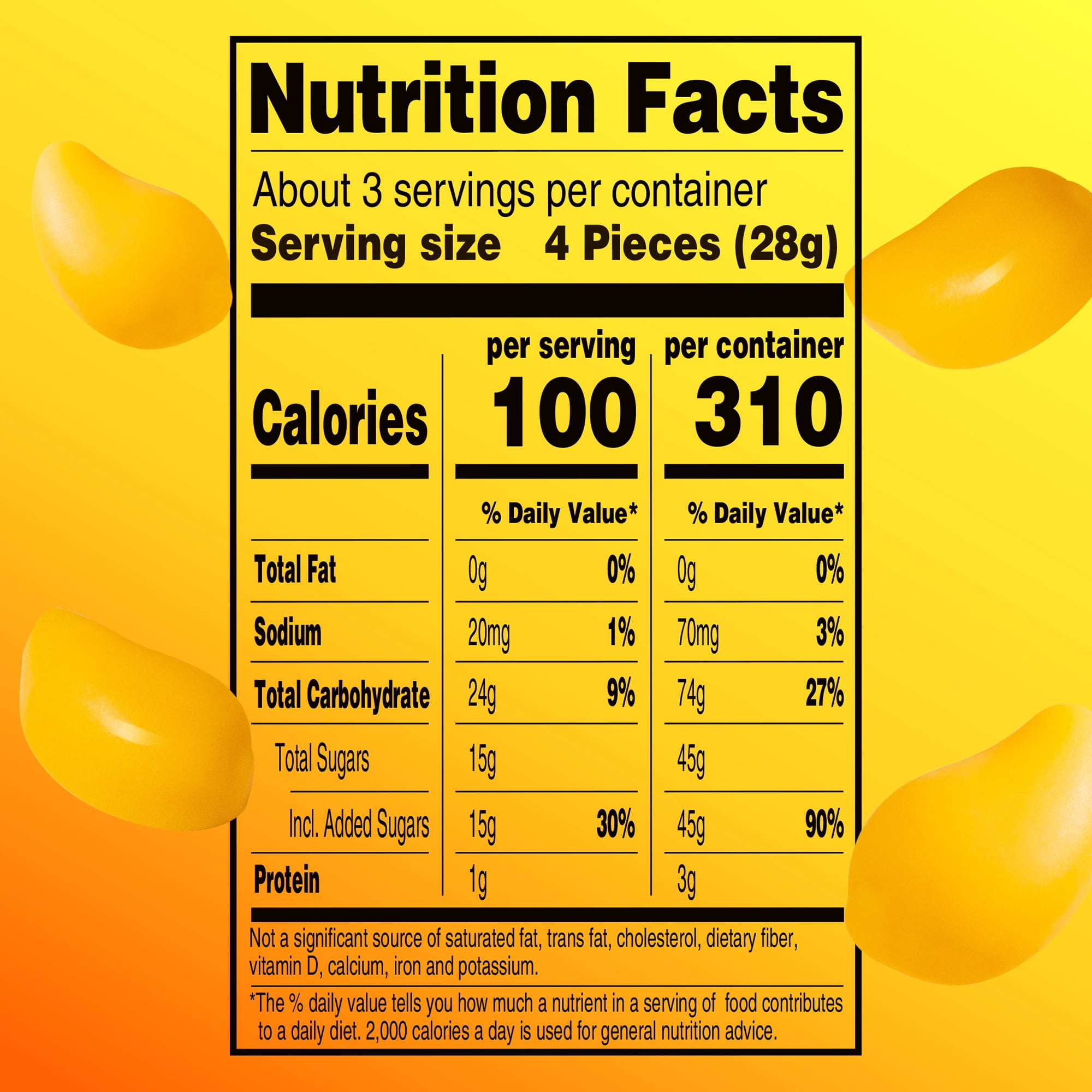 AMOS Peelerz Mango Theatre Box, Gluten, Milk and Nut Free, 1 Count, 3 Oz