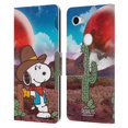 thumbnail image 1 of Head Case Designs Officially Licensed Peanuts Snoopy Space Cowboy Nebula Ranger Leather Book Wallet Case Cover Compatible with Google Pixel 3a, 1 of 6