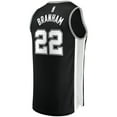 thumbnail image 3 of Men's Fanatics Malaki Branham Black San Antonio Spurs Fast Break Replica Player Jersey - Icon Edition, 3 of 3