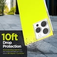 thumbnail image 3 of Case-Mate BLOX Square Apple iPhone 14 Pro Max Case [MagSafe Compatible] - 10Ft. Drop Protection - Neon Lemon, 3 of 7
