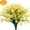 Yellow, variant on Sinhoon 6 Bundles Artificial Daisy Mums Flowers Outdoor Fake Fall Flowers for Decoration No Fade Faux Plastic Autumn Flower Garden Porch Window Box Decor