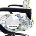 thumbnail image 5 of POLERO Watercolor Butterfly Elastic Cloth Office Rolling Chair Cover with Breathable, Stretch Soft One Piece Office Chair Cover for Workspace Home Office, 5 of 7