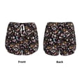 thumbnail image 5 of Picia Daisies Flowers Pattern Women's 2 in 1 Athletic Running Shorts High Waisted Workout Casual Gym Sweat Shorts with Comfy Liner Zipper Pockets-XX-Large, 5 of 9