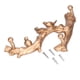 thumbnail image 3 of Ganchos de pared para toallas, gancho decorativo Ganchos de pared decorativos de pájaro dorado Ganchos de pared elegantes y modernos, 3 of 8