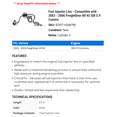 thumbnail image 2 of Fuel Injector Line - Compatible with 2003 - 2006 Freightliner MT45 ISB 5.9 Cumins - Dorman, 2 of 2