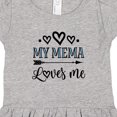 thumbnail image 4 of Inktastic My Mema Loves Me Girls Girls Toddler Dress, 4 of 5