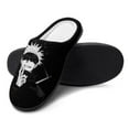 thumbnail image 4 of Mens Cozy Slippers Jujutsu Kaisen Warm Soft Plush Slipper Slip-on House Shoes for Home Indoor Outdoor, 4 of 7