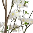 thumbnail image 6 of Nearly Natural Deluxe Cherry Blossom Artificial Potted Tree - 6' - White, 6 of 7