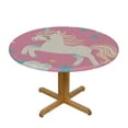 thumbnail image 3 of Unicorn Cloud Round Tablecloth with Elastic Fitted Tablecloth, 3 of 8