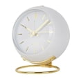 thumbnail image 1 of RV Reloj despertador blanco de lujo, escritorio electrónico nórdico, reloj de cuarzo, Simple, para niños, oficina, mesita de noche, reloj de mesa silencioso para estudiantes Sailing Electrónica, 1 of 5