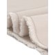 thumbnail image 5 of Faldas de mezclilla de cintura alta para mujer INSPIRE CHIC, con dobladillo sin terminar, a la altura de la rodilla, color blanco ostra, talla XS, 5 of 6