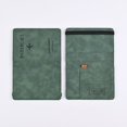 thumbnail image 1 of Funda protectora para pasaporte con correa de cuero de PU, funda protectora para pasaporte RFID para viajes al exterior, billetera, tarjetero, porta billetes de charter, 1 of 6
