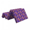thumbnail image 2 of Leaf Foldable Mattress, Jungle Botanicals at Night, 74.8" x 35.4", Quartz Marigold, by Ambesonne, 2 of 6