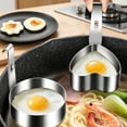 thumbnail image 6 of Stainless Egg Boiler Steamer Spoon Set（Sun Shape） Heat-Resistant Anti-Scald Handle Durable Stainless Material Travel Camping Cookware Non-Stick Poached Egg Container Kitchen Egg Boiling Rack, 6 of 7