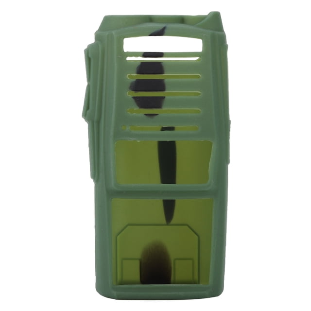 Funda protectora de silicona suave para radio bidireccional para walkie talkies Baofeng UV82 (camuflaje)
