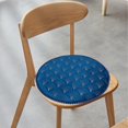 thumbnail image 2 of Oneshrt Round Chair Cushions, Thickened Memory Foam Cushion for Living Room, Office Chair, Slow Rebounds Buttock Student Cushion, Velvet Car Seat Cushion (Round - Blue, 15.75x15.75 in), 2 of 7