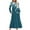 Green, variant on Wancir Women's Casual Long Sleeve Round Neck Hem T-Shirt Loose Dress with Pockets