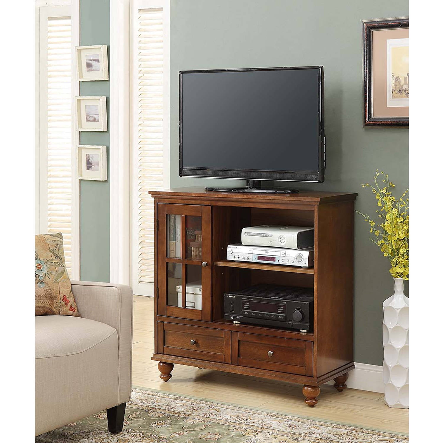 Convenience Concepts Designs2go Tahoe Highboy Tv Stand Convenience Concepts Designs2go Tahoe Highboy Tv Stand