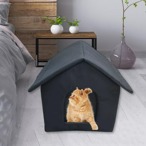 Refugio de gatos callejeros Colco Oxford Cloth Resistente a la intemperie 40cmx35cmx40cm