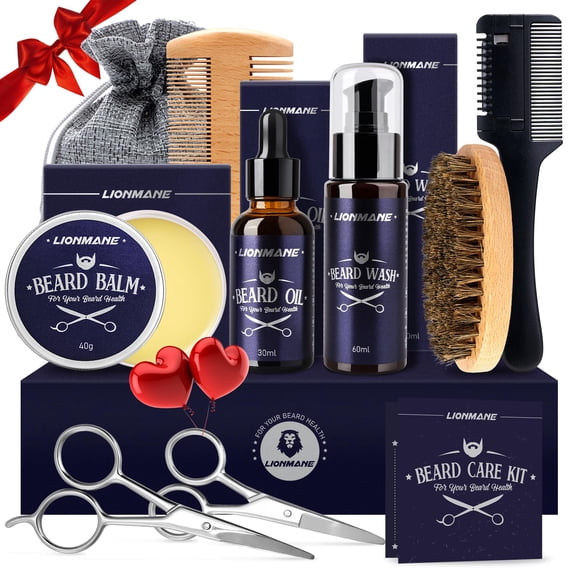 Set de cuidado de barba Lionmane para hombre