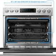 thumbnail image 7 of GRIDMANN 18" x 26" Commercial 6 Slot Long Aluminum Baguette Pan, Perforated French Bread Loaf Pan, 7 of 7
