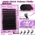 thumbnail image 4 of Kit de extensión de pestañas Yawamica Fluffy 200D, volumen 14-20 mm, 4 of 7