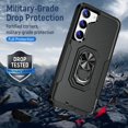 thumbnail image 5 of for Samsung Galaxy S23 Plus Case Galaxy S23+ Case with Kickstand  Magnetic Ring Rugged Protective Military Grade Shockproof Case for Galaxy S23 Plus Phone Case (Black), 5 of 17