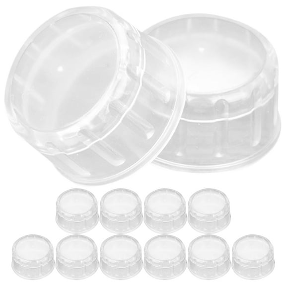 Masteelf 20pcs Plastic Shaker Cup Cap Cover Splash-Proof Milk Tea Shaker Lids Lemon Tea Beverage Making Tool Hand Drink Mixer Accessories