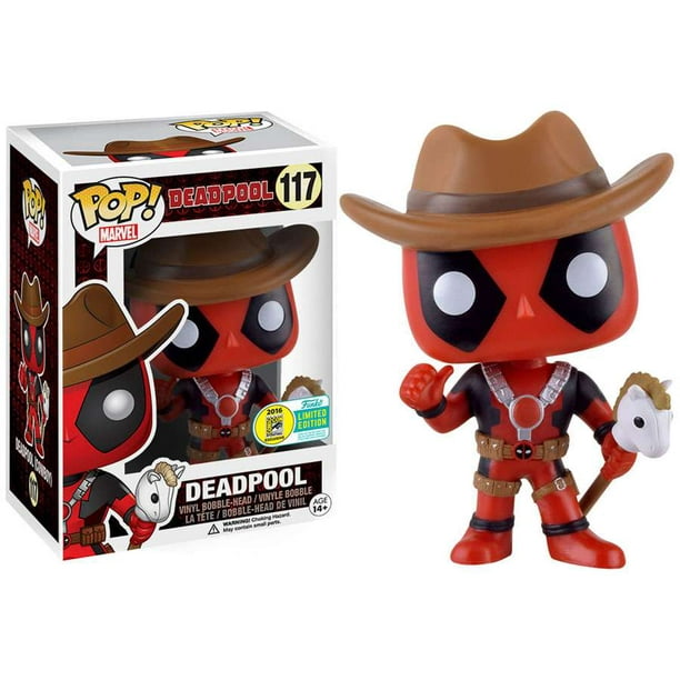 Funko POP! Marvel Deadpool Vinyl Bobble Head [Cowboy] - Walmart.com ...